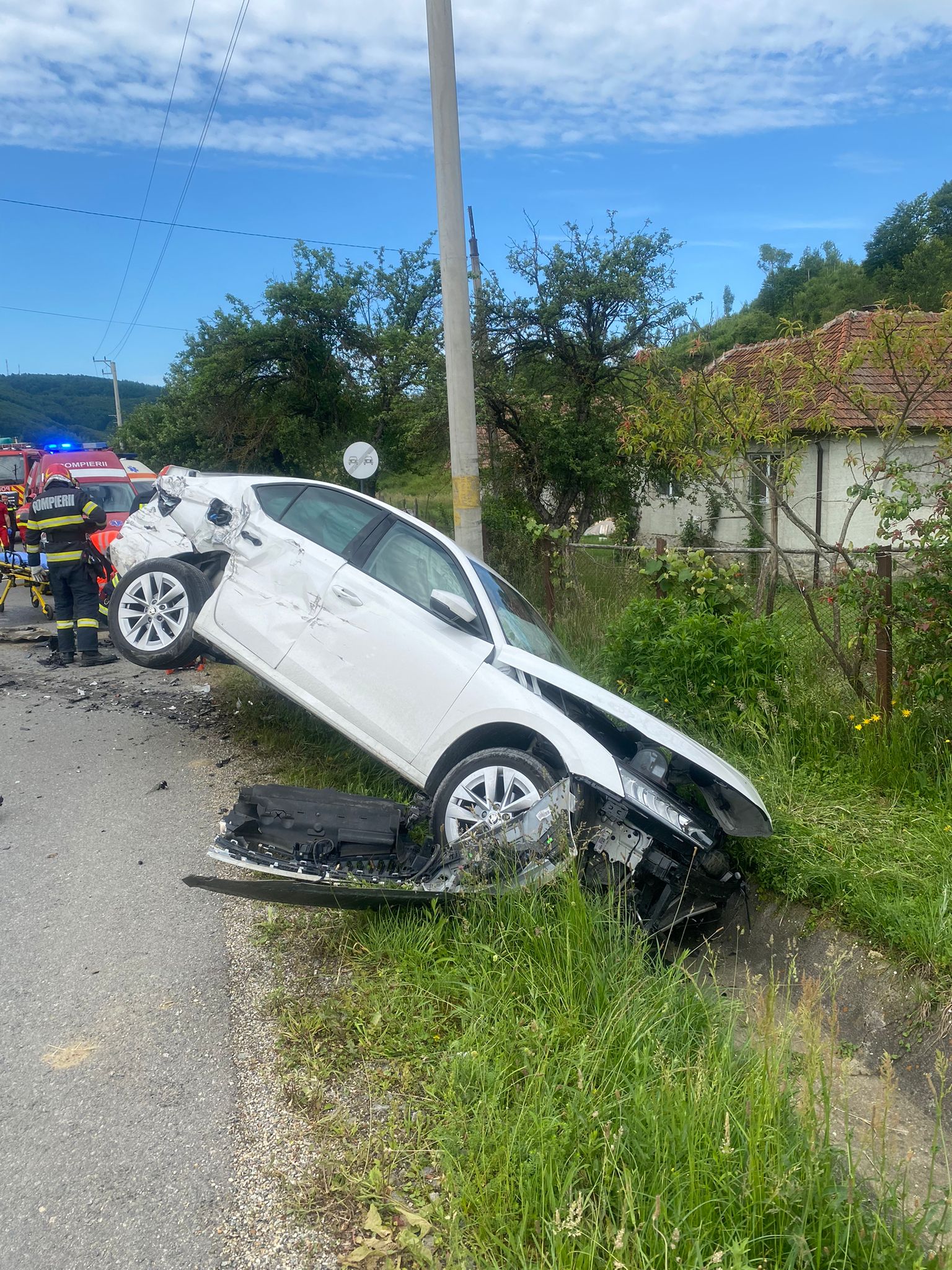 Accident rutier petrecut pe raza localității Vânători 